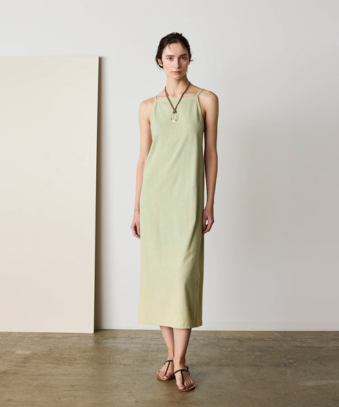 natural dye silk nep camisole dress