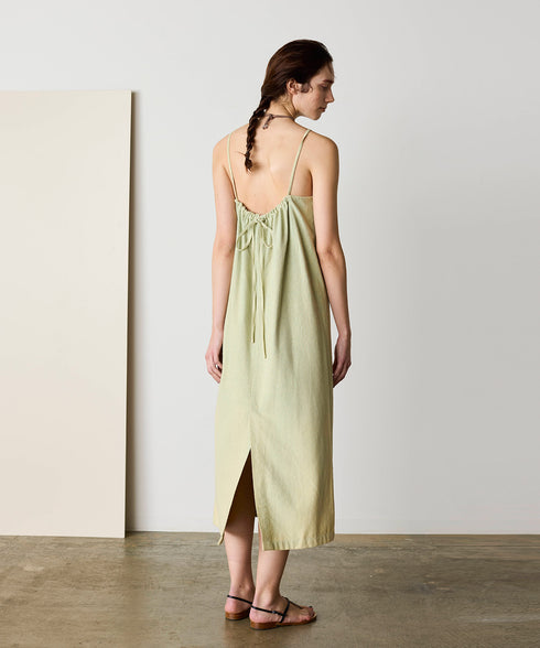natural dye silk nep camisole dress