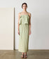 natural dye silk nep skirt