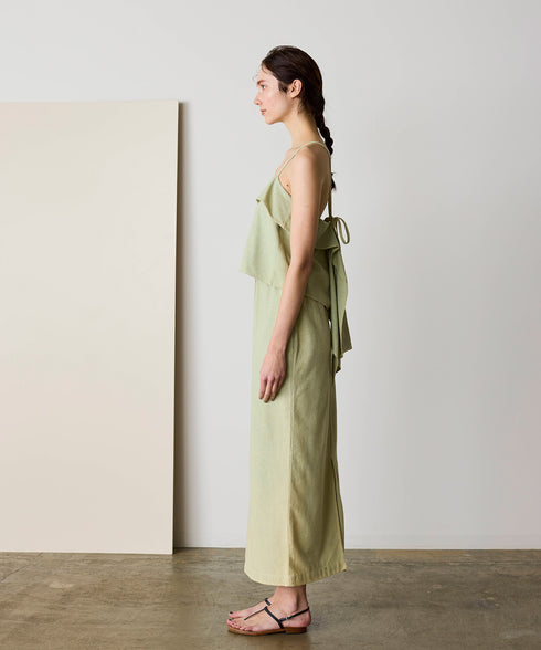 natural dye silk nep skirt