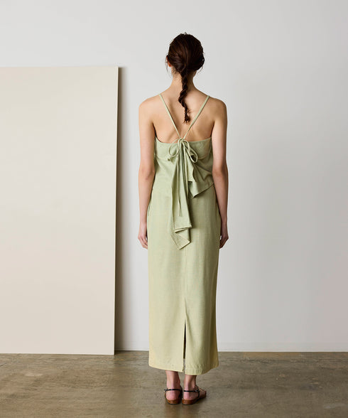 natural dye silk nep skirt