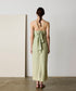 natural dye silk nep skirt