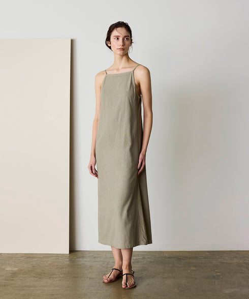 natural dye silk nep camisole dress