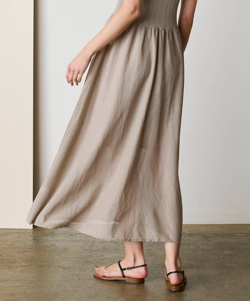 paper rib knit dress