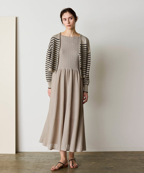 paper rib knit dress