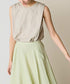 natural dye mint jersey sleeveless top