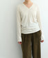 【coming soon】COTTON CASHMERE V-NECK T