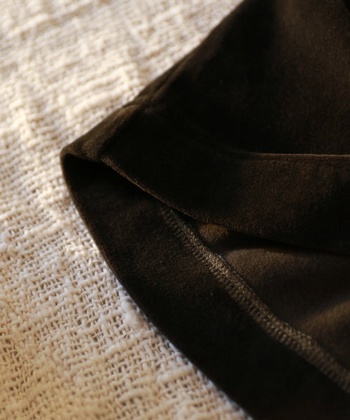 【RE:COLOR】cotton velour wide pants