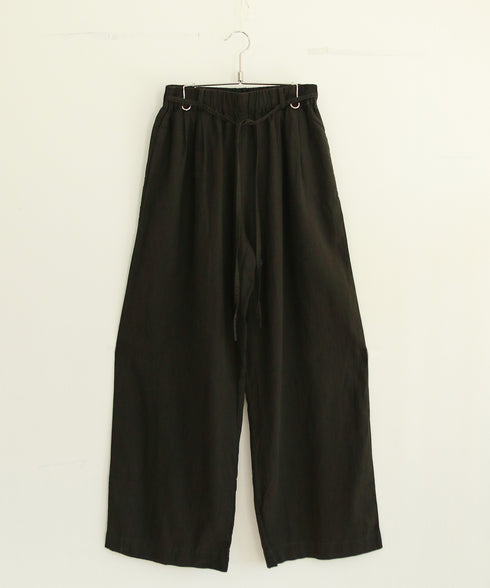 【RE:COLOR】hemp lyocell wide pants