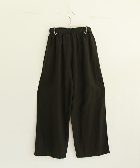 【RE:COLOR】hemp lyocell wide pants