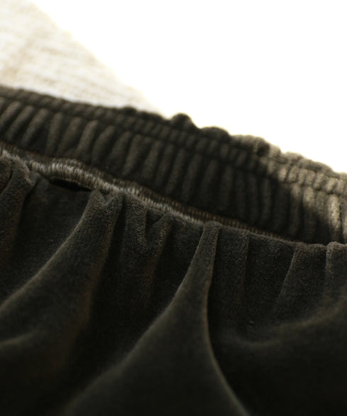 【RE:COLOR】cotton velour long skirt