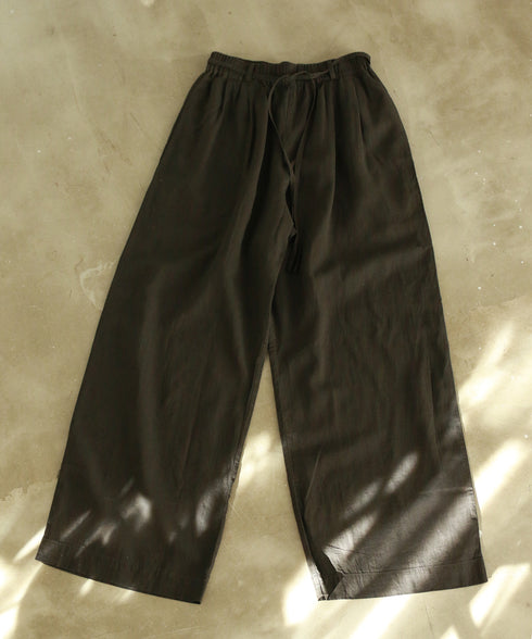 【RE:COLOR】hemp lyocell wide pants
