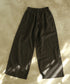 【RE:COLOR】hemp lyocell wide pants