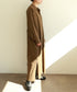 【RE:COLOR】hemp lyocell high neck shirt dress