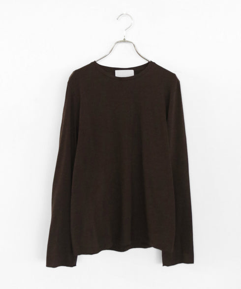 【coming soon】COTTON CASHMERE CREW NECK T