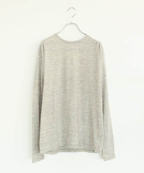 cotton cashmere crew neck relax T