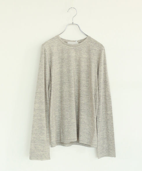 cotton cashmere crew neck T
