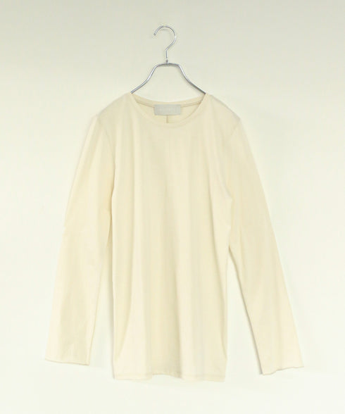 organic cotton jersey long sleeve tee