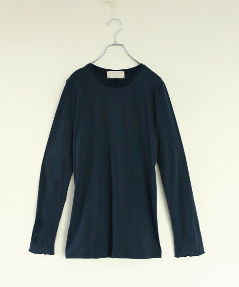 organic cotton jersey long sleeve tee