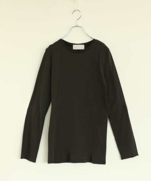 organic cotton jersey long sleeve tee