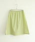natural dye sheer cotton check flare skirt
