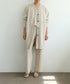 【8/28発売】COTTON SILK DOUBLEFACE VEST