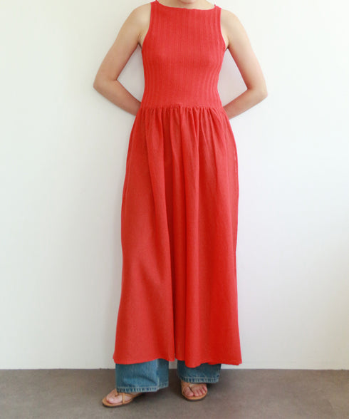 paper rib knit dress