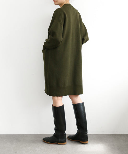 【8/28発売】COTTON SILK DOUBLEFACE LONG CARDIGAN
