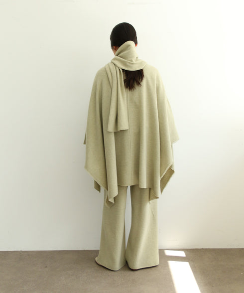 MERINO WOOL PONCHO STOLE