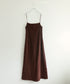 cotton velour camisole dress