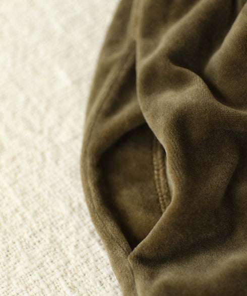 【coming soon】COTTON VELOUR WIDE PANTS