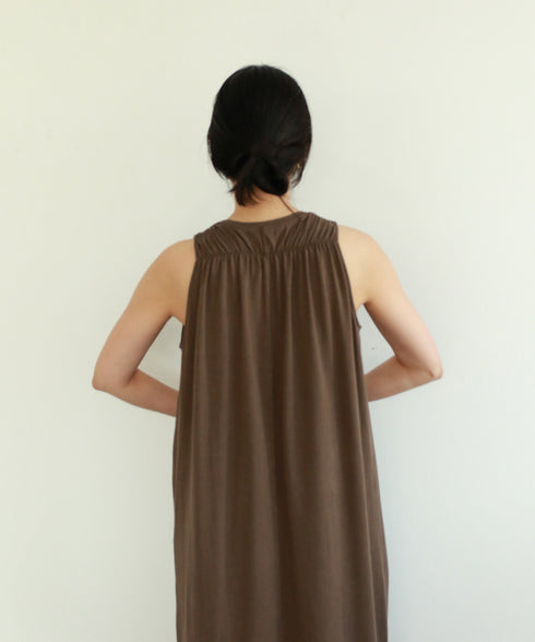 natural dye mint jersey dress