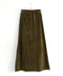 【coming soon】COTTON VELOUR LONG SKIRT