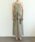 natural dye silk nep camisole dress