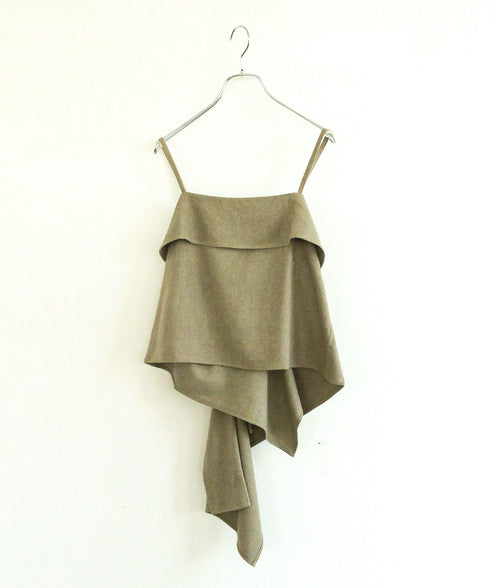 natural dye silk nep wrap camisole