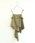 natural dye silk nep wrap camisole