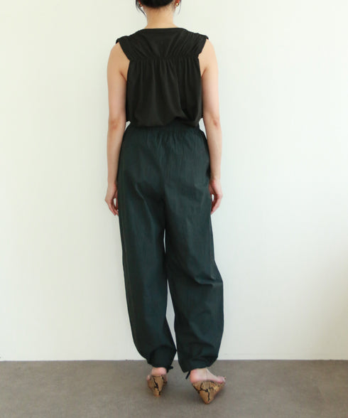 natural dye mint jersey sleeveless top