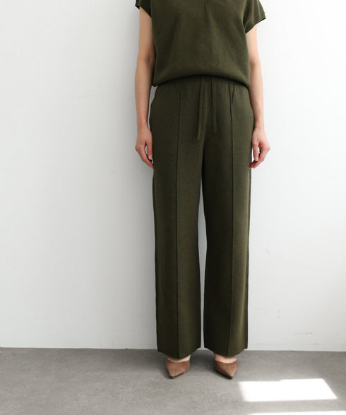 【8/28発売】COTTON SILK DOUBLEFACE PANTS