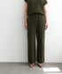 【8/28発売】COTTON SILK DOUBLEFACE PANTS