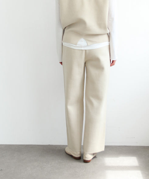 【8/28発売】COTTON SILK DOUBLEFACE PANTS