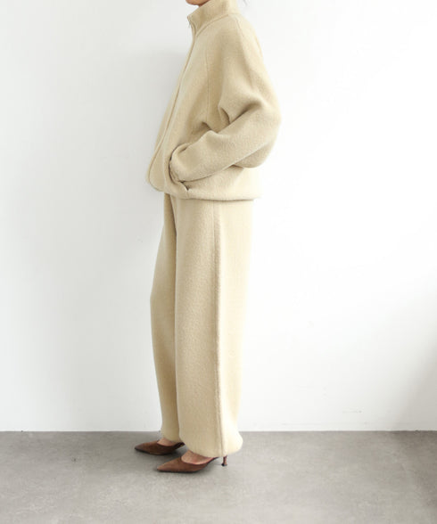 BOUCLE KNIT PANTS