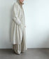boiled wool long cardigan
