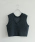crochet double knit vest