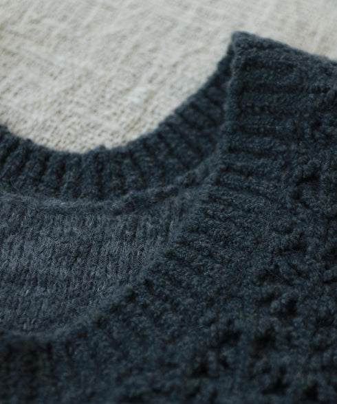 crochet double knit vest