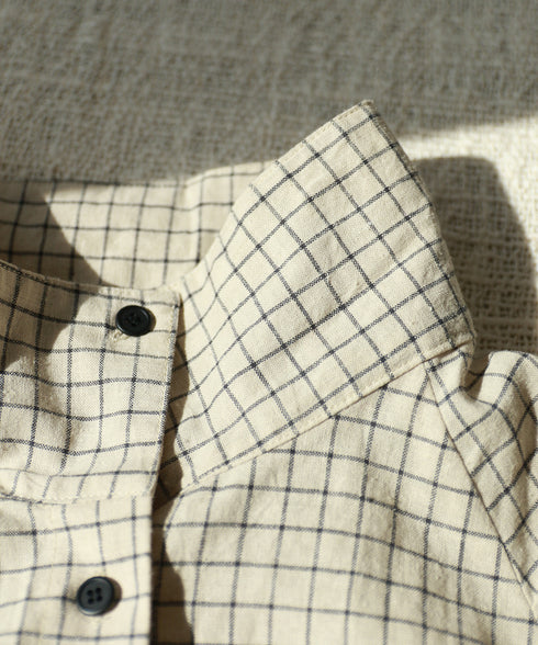 hemp orgnic cotton high neck shirt