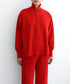 【8/28発売】COTTON SILK DOUBLEFACE HALF ZIP PULLOVER