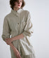 hemp orgnic cotton high neck shirt
