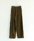 【coming soon】COTTON VELOUR WIDE PANTS
