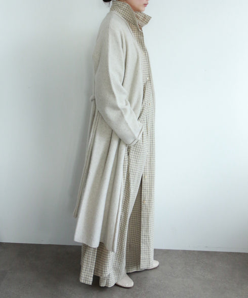 hemp organic cotton high neck shirt dress