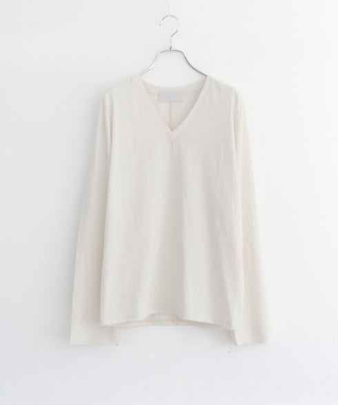 【coming soon】COTTON CASHMERE V-NECK T